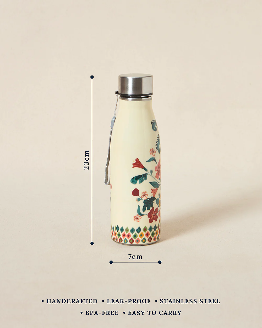 Wild Bloom Steel Bottle, 700ml | Lost in Paradise - Image 6