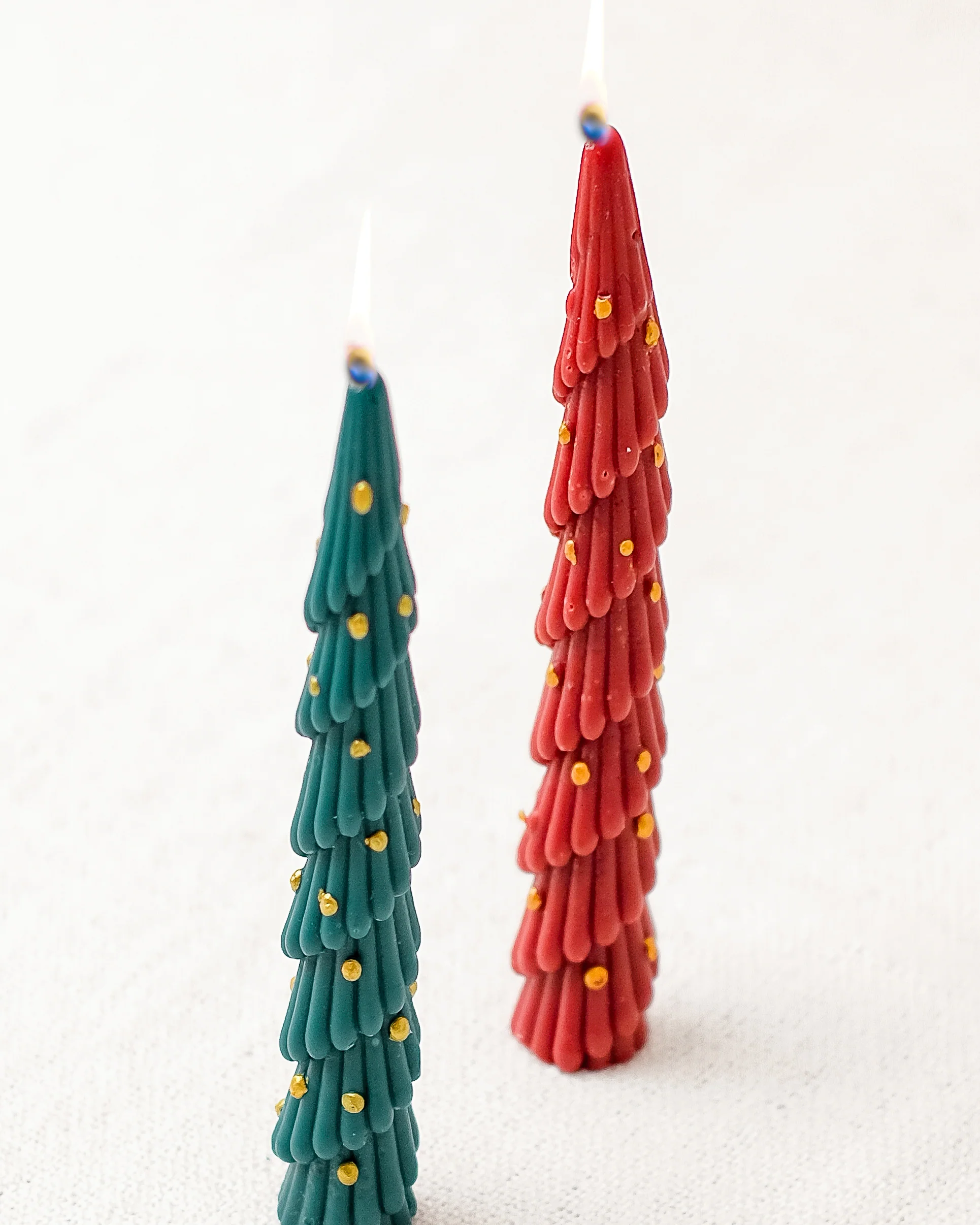 Holiday Glow Taper Candles | Set of 2 - Image 4