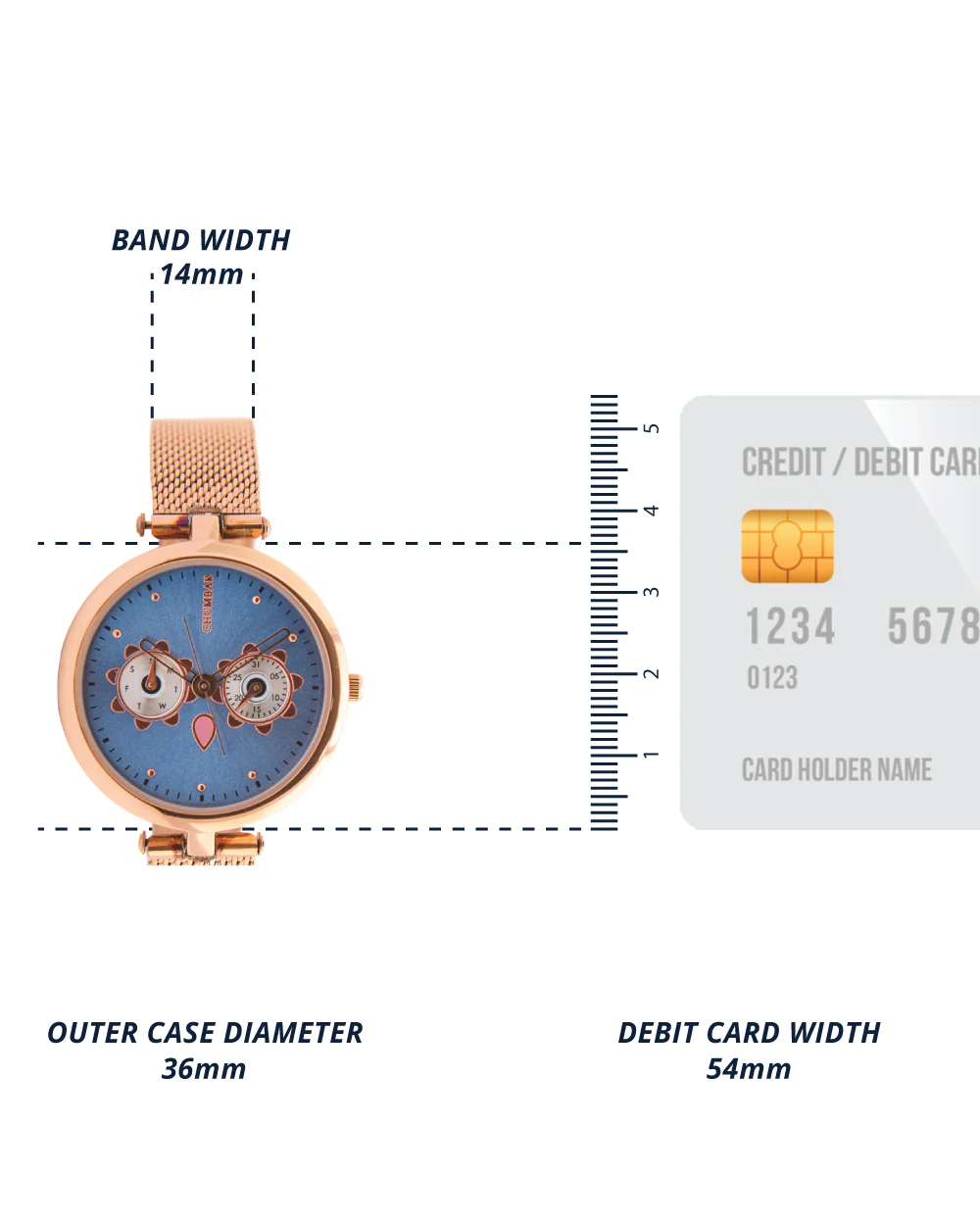 Hoot Mesh Strap Watch | Mint Dial - Image 5