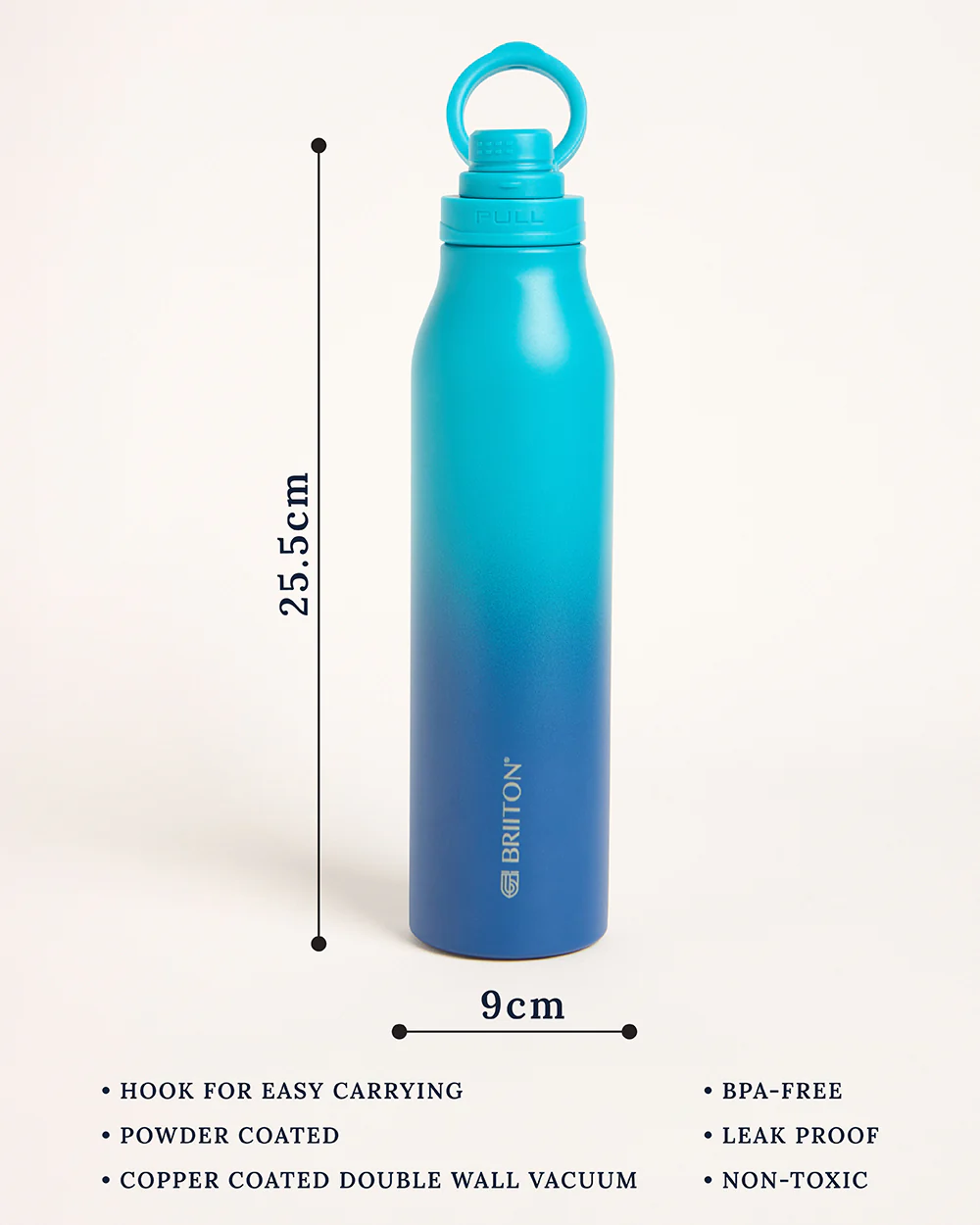 Hummer Vacuum Bottle, 750 ml | Sky Blue - Image 4