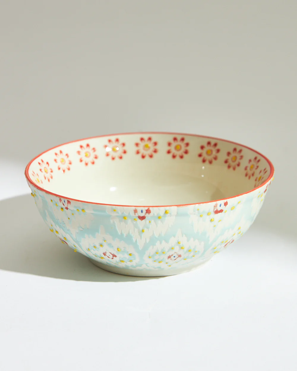 Ikat Fusion Dessert Bowl | Blue - Image 2