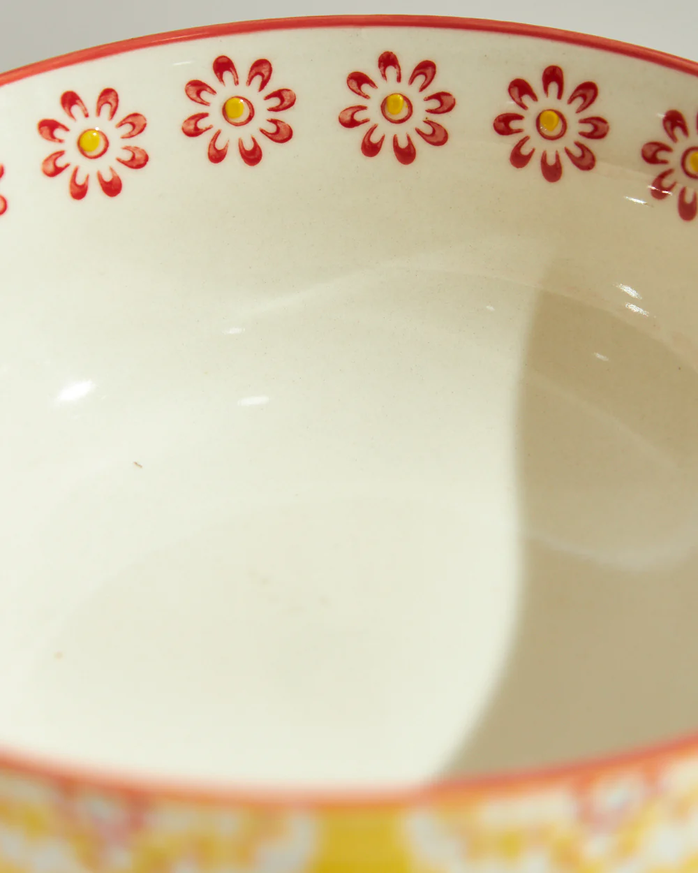 Ikat Fusion Dessert Bowl | Yellow - Image 5