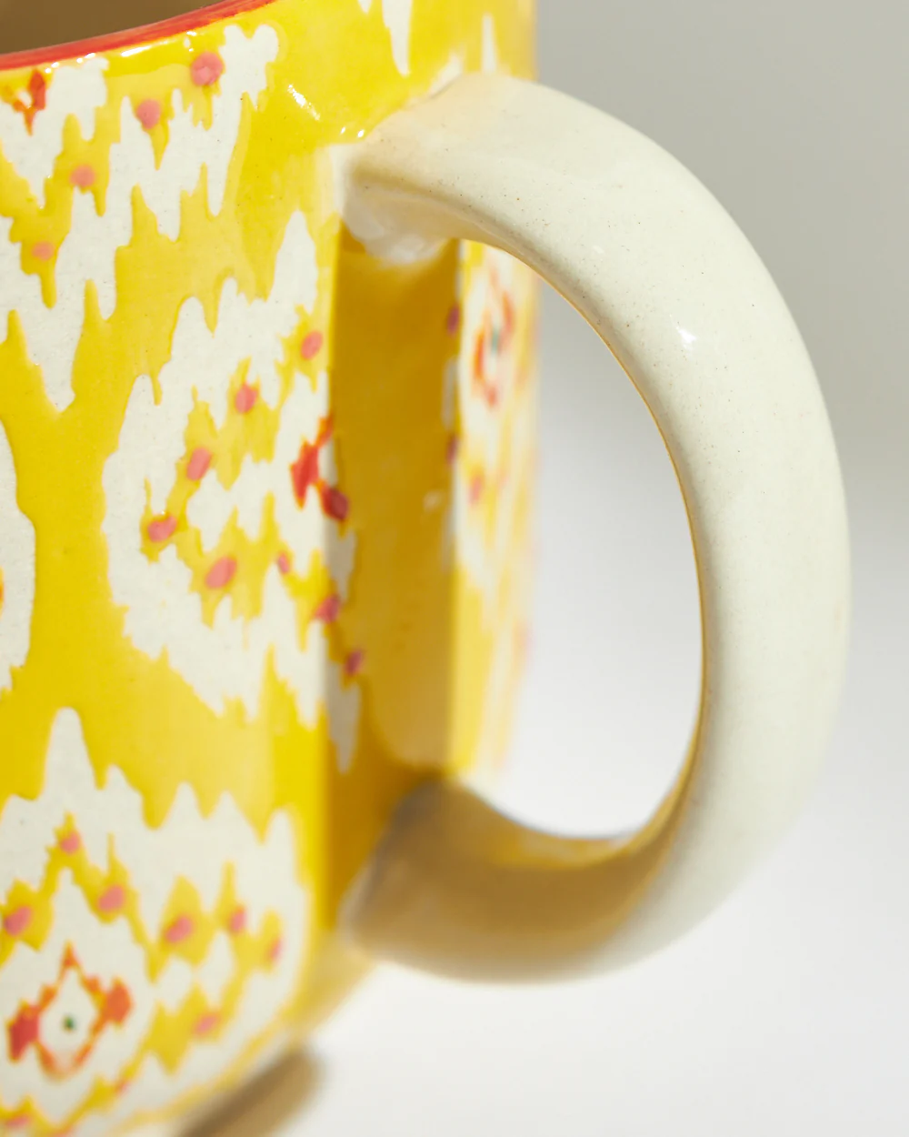 Ikat Fusion Mug | Yellow - Image 6