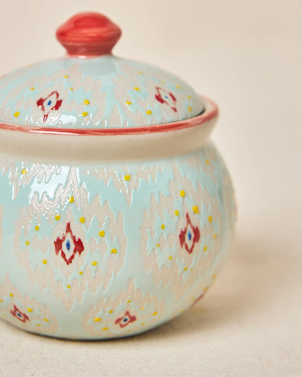Ikat Fusion Storage Jar - 280ml - Image 3