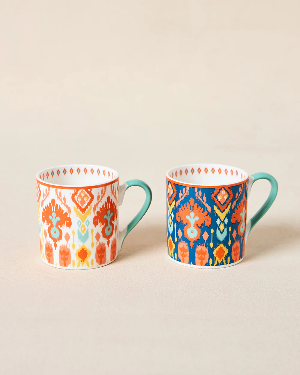 Ikat Tea Mugs Gift Set of 6 - Image 2