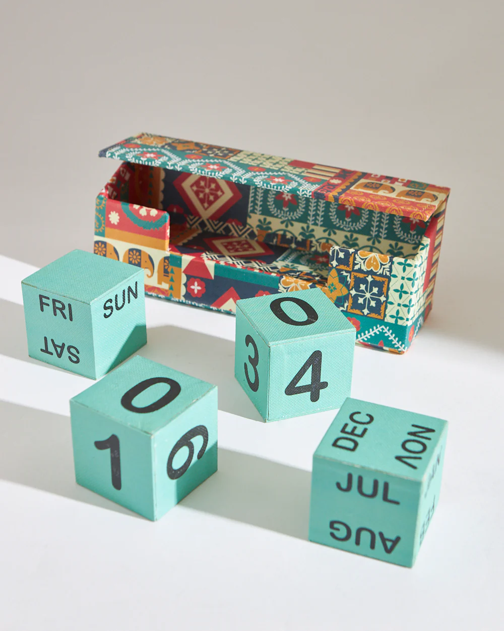 India Patchwork Desk Calendar - Image 7