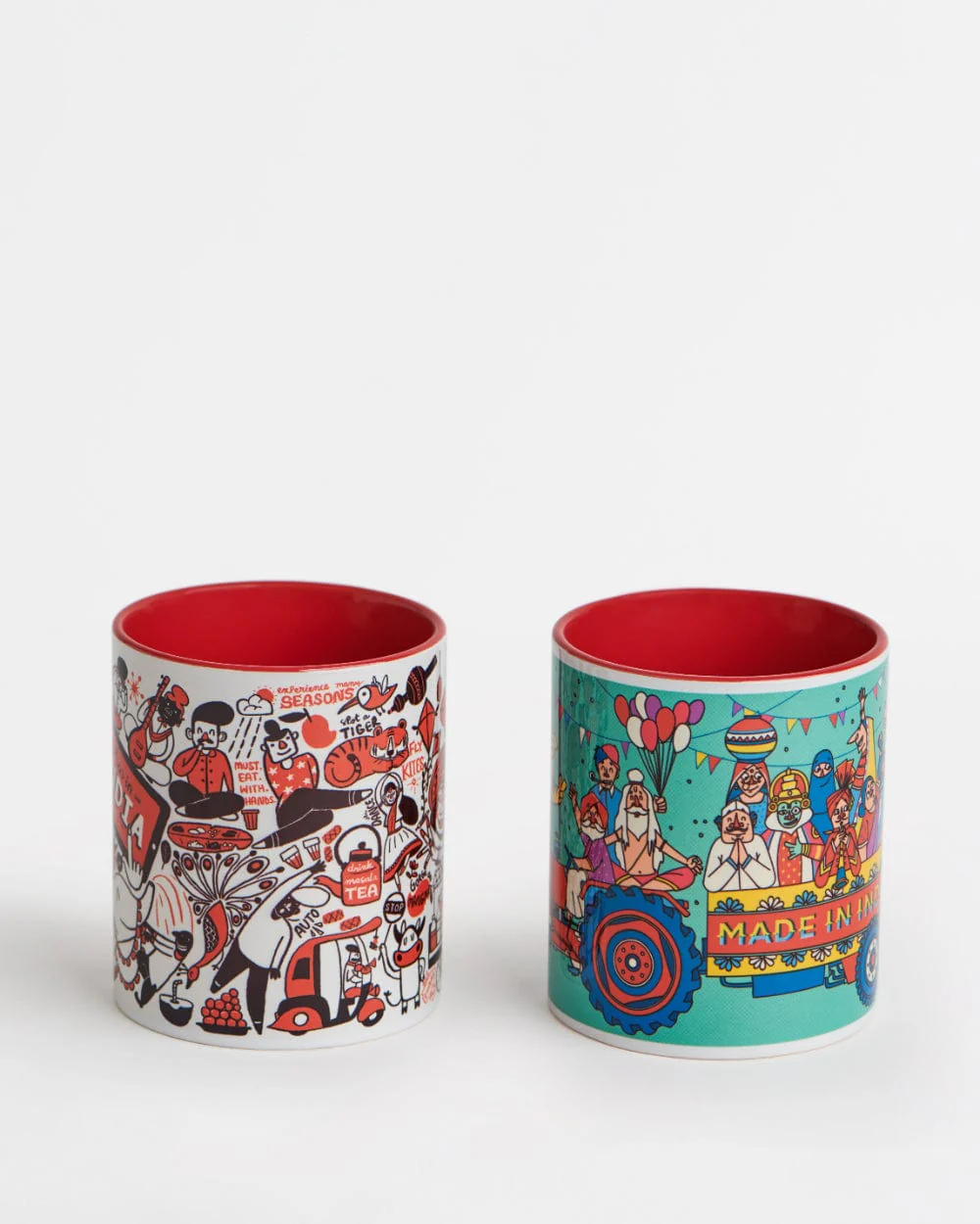 Indian Mela Mugs Gift Set- Ted - Image 2