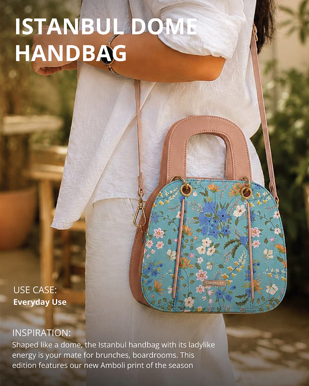 Istanbul Dome Handbag | Rare & Wild, Amboli - Image 4
