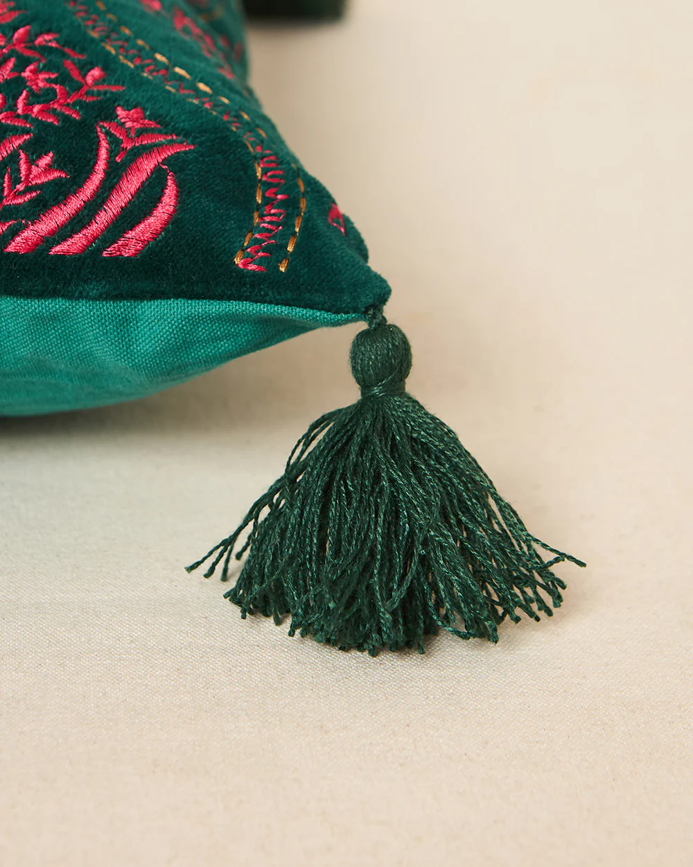 Jaal Cushion Cover, 16" | Palace Memoirs - Image 8