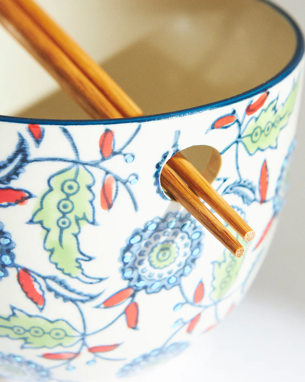 Jaipur backyard Bowl & Chopsticks Set - Image 5
