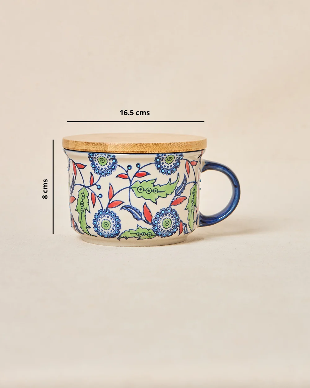 Jaipur Backyard Soup Mug, 650ml - Image 5