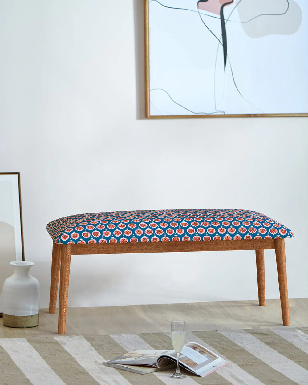 Jodhpur Bench - Blue Ikkat