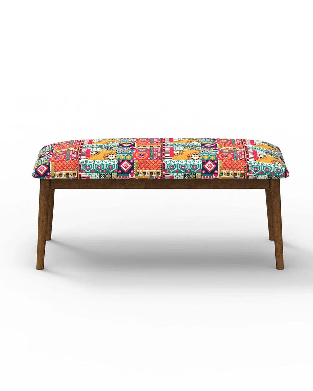 Jodhpur Bench - Floral Swirls Red - Image 2