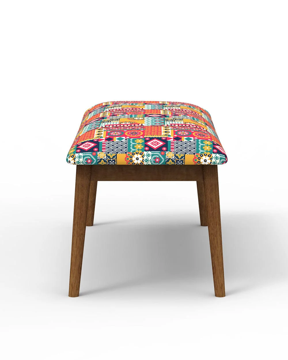 Jodhpur Bench - Floral Swirls Red - Image 5