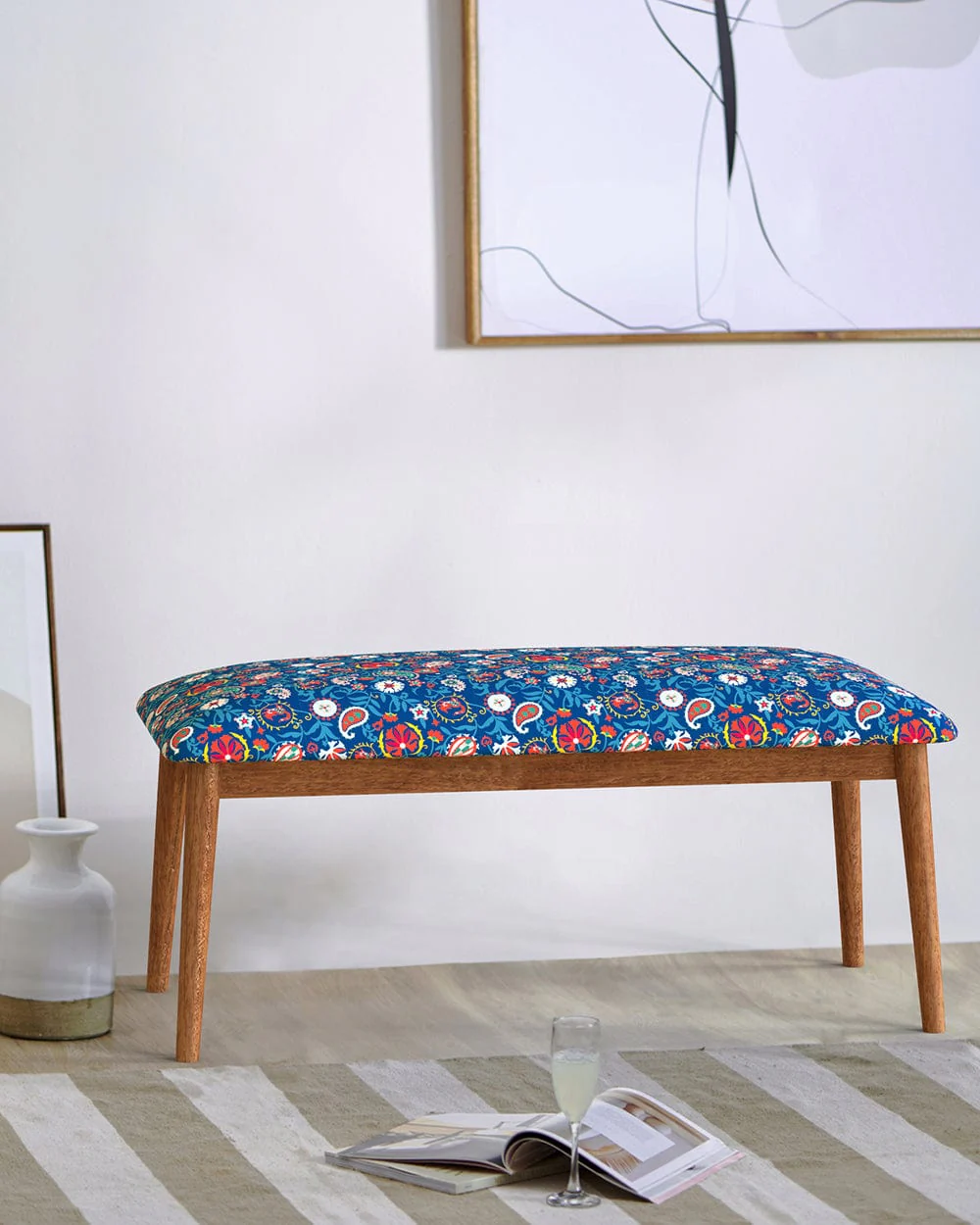 Jodhpur Bench - India Paisleys Blue