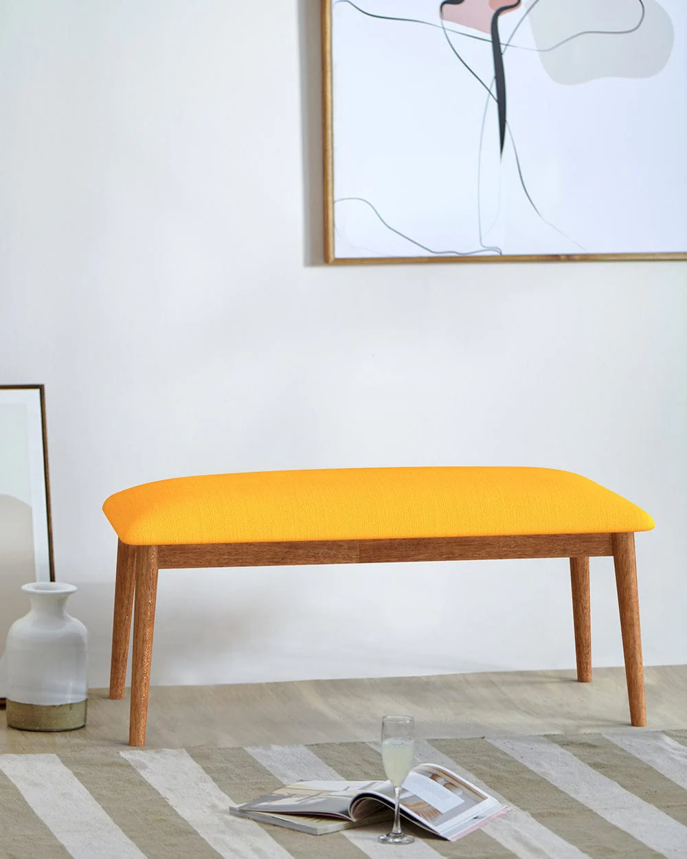 Jodhpur Bench - Sahara Mustard