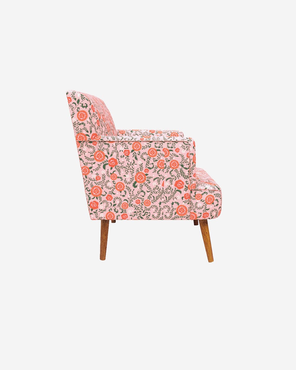 Jodhpur Love Seat - Earthy Florals Peach - Image 3