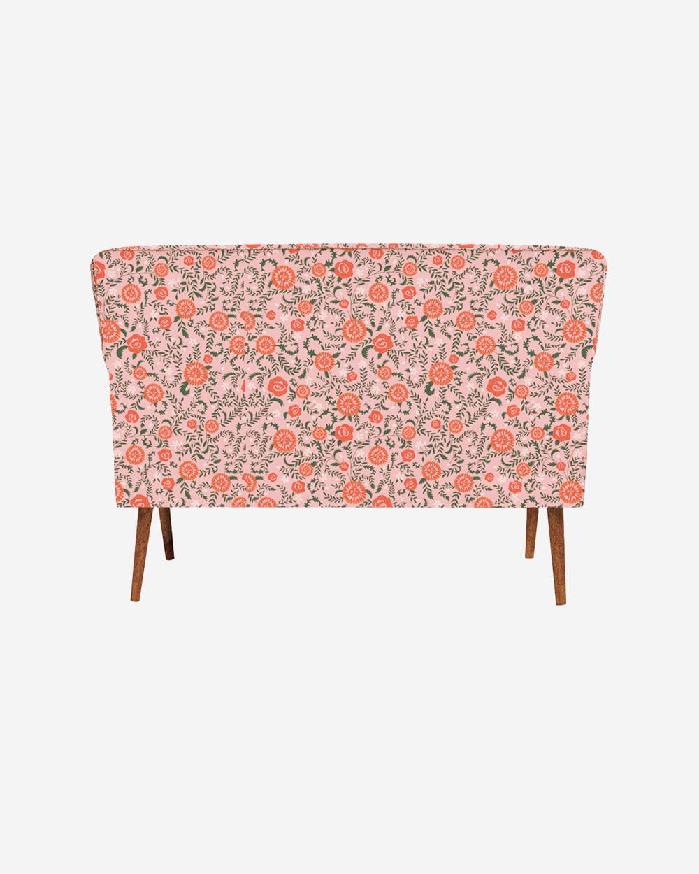 Jodhpur Love Seat - Earthy Florals Peach - Image 4