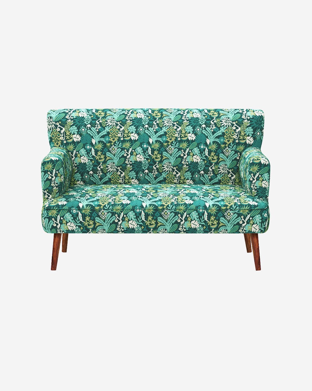 Jodhpur Love Seat - Tropical Ikkat Green - Image 2