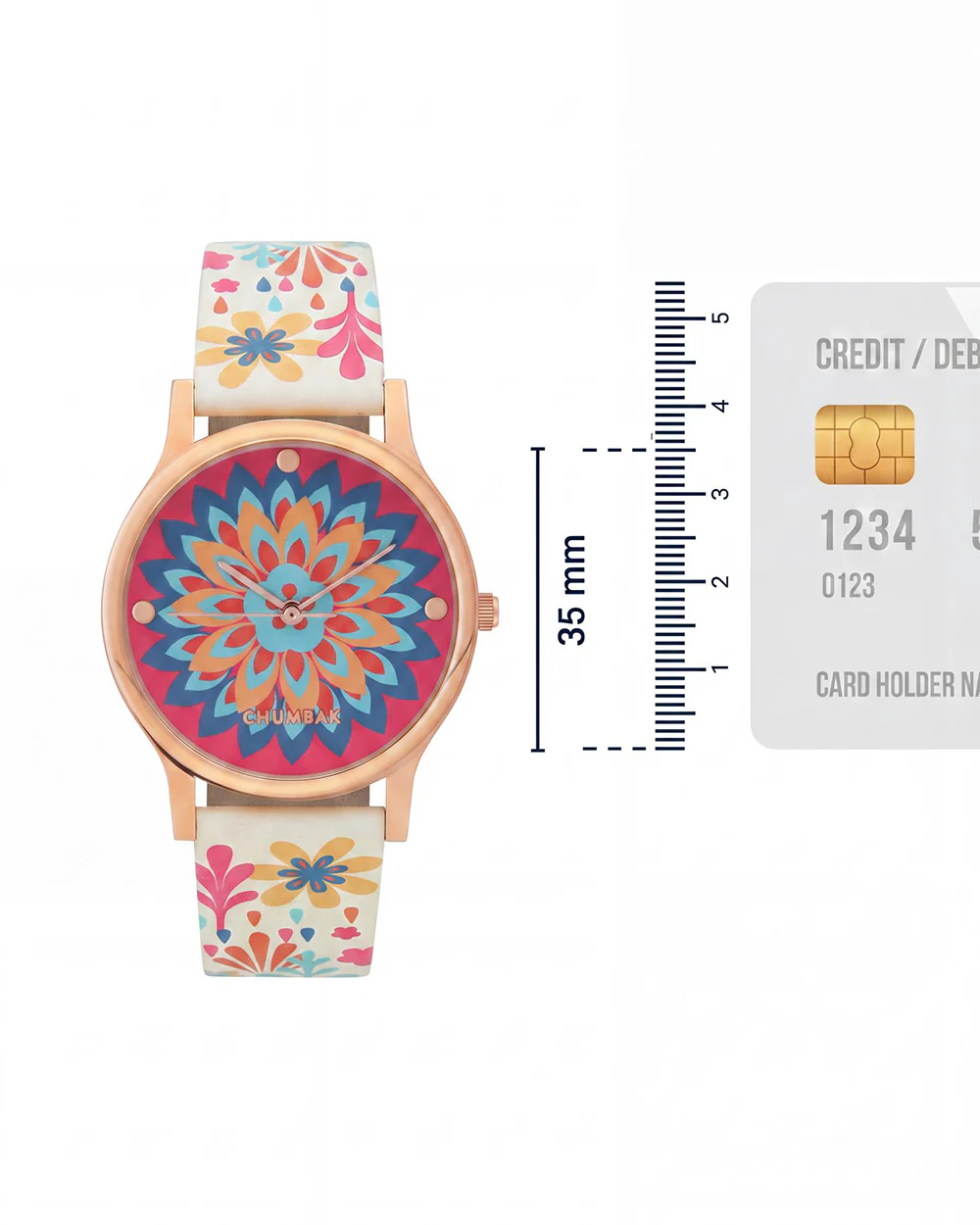 TEAL by Chumbak Jungle Burst Wrist Watch - Image 5