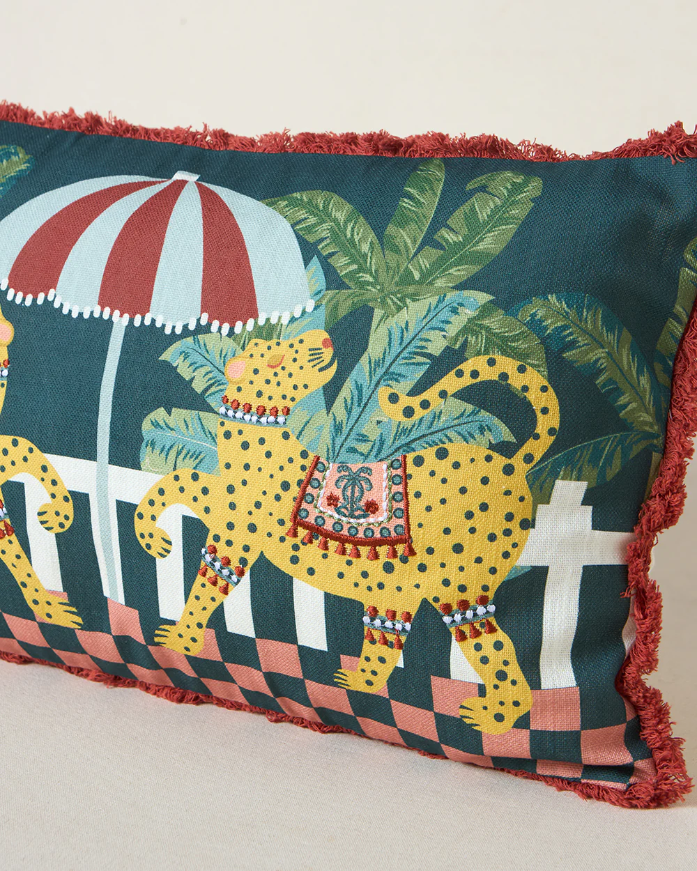 Jungle Soiree Cushion Cushion Cover, 12" × 20" | Lost in Paradise - Image 3
