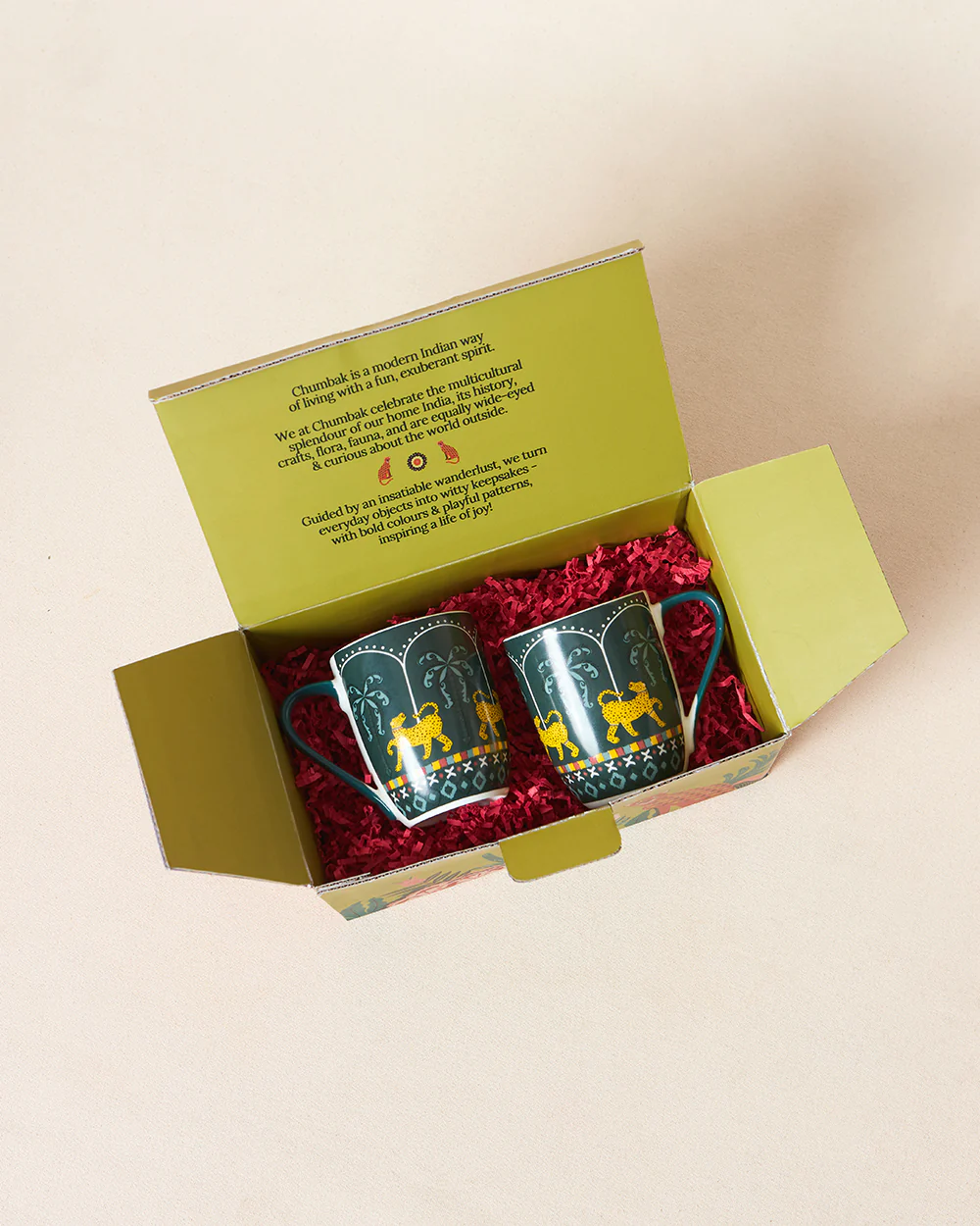 Jungle Soirée Mugs Gift Set of 2 | Lost in Paradise - Image 2