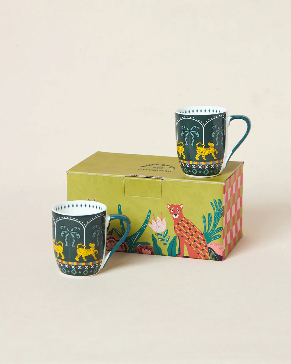 Jungle Soirée Mugs Gift Set of 2 | Lost in Paradise - Image 4