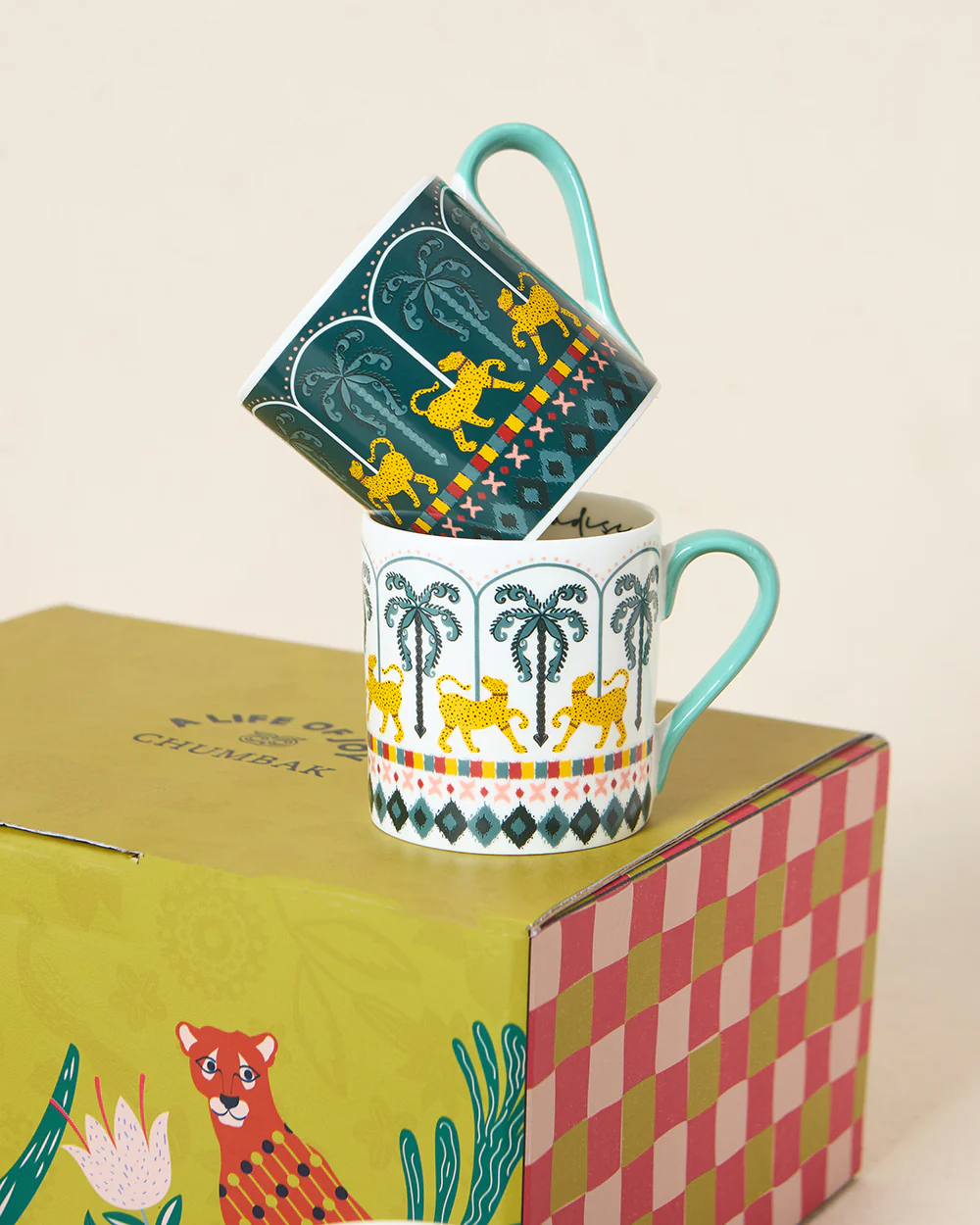 Jungle Soirée Mugs Gift Set of 6 | Lost in Paradise - Image 5