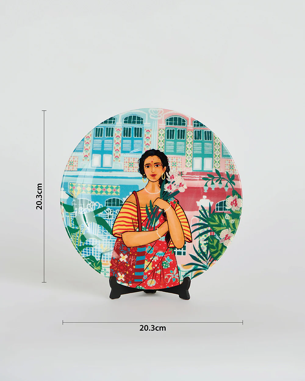 Katong Flowershop Wall Plate | #Singapore Inspired - Image 6