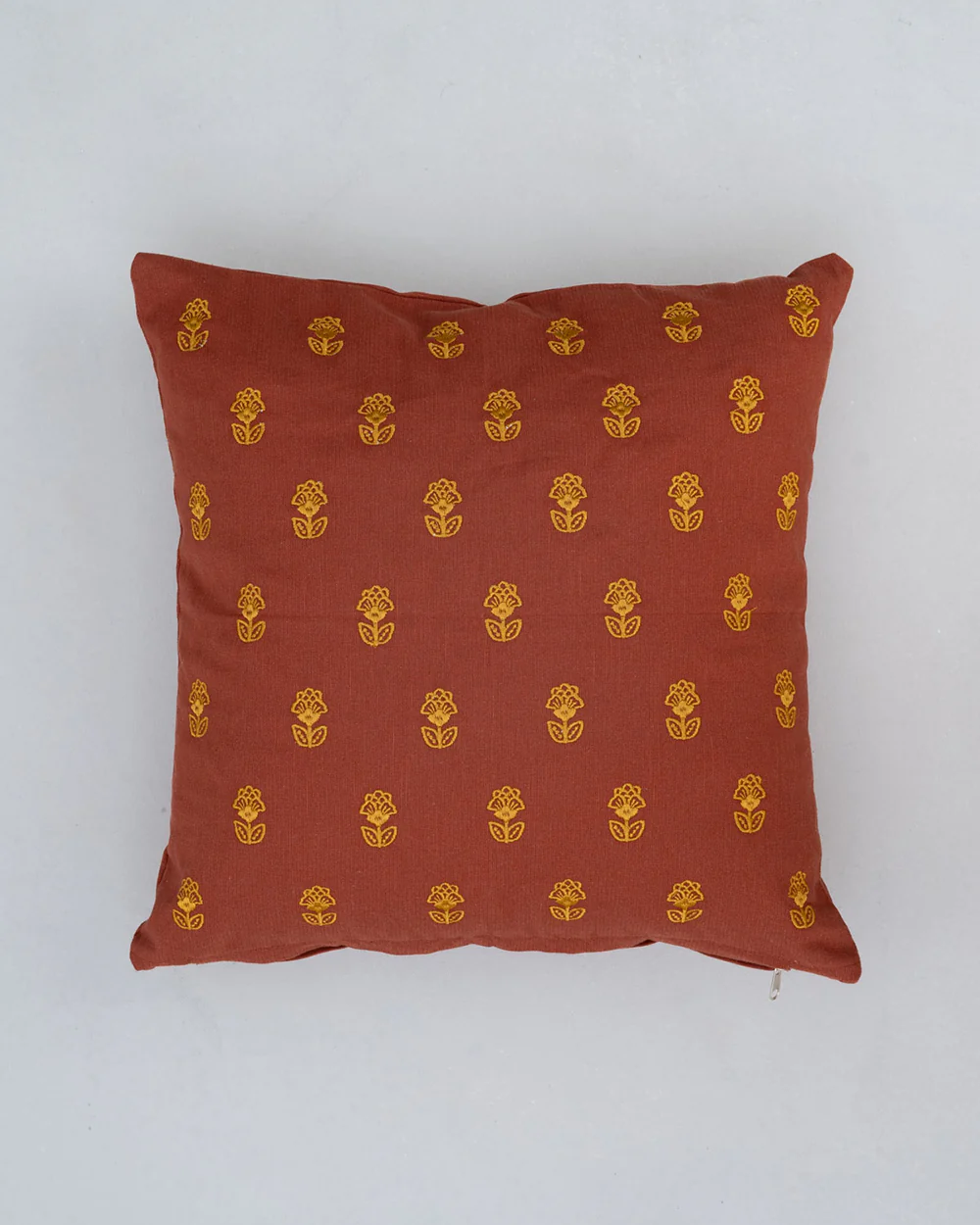 Kesar Bloom Cushion Cover, 16" - Image 2