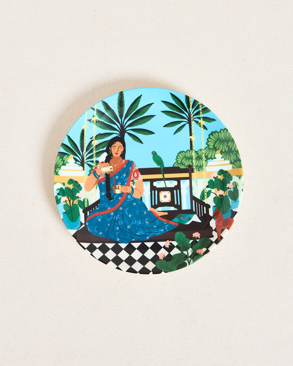 Lady Chettiar Wall Plate - Image 2