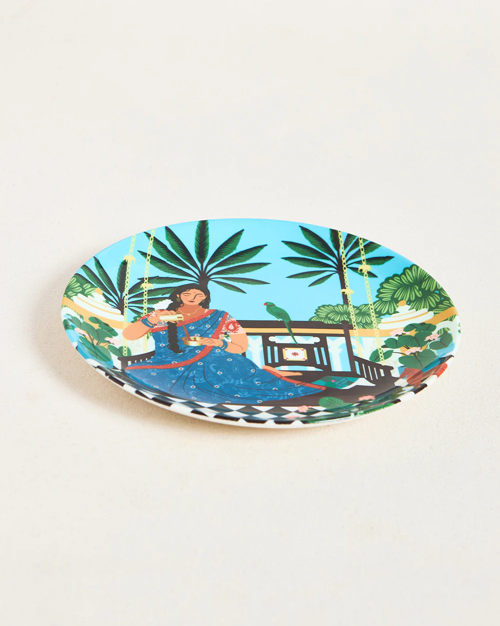 Lady Chettiar Wall Plate - Image 3
