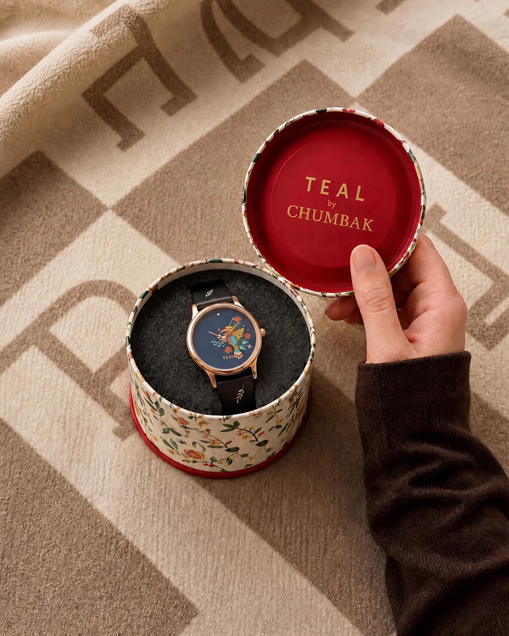 TEAL by Chumbak Tropical Birdie Watch Black - Image 7