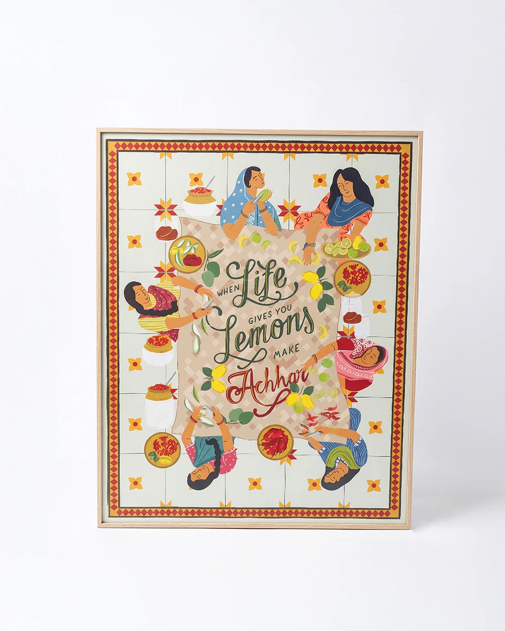 Lemon Pickle Wall Frame, 40x50cm| Citrus Zest - Image 5