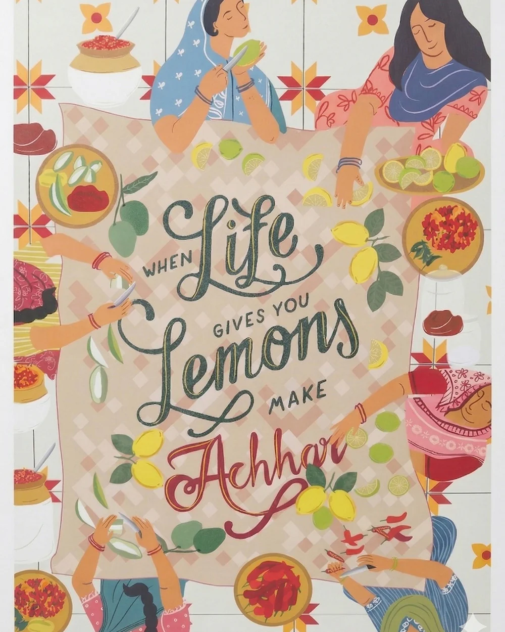Lemon Pickle Wall Frame, 40x50cm| Citrus Zest - Image 7