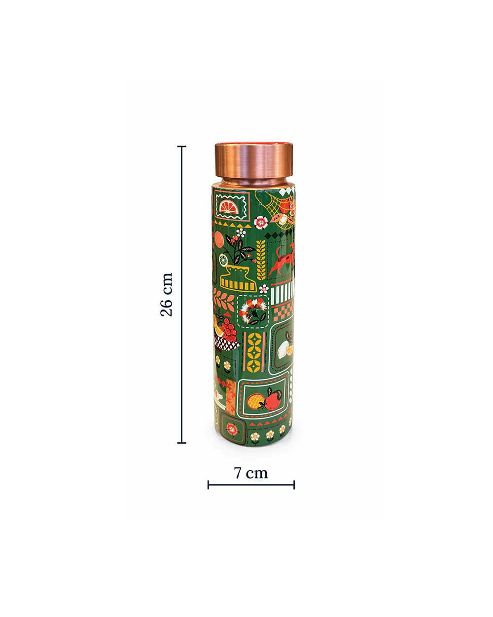 Limonata Copper Bottle, 900ml  | Citrus Zest - Image 4