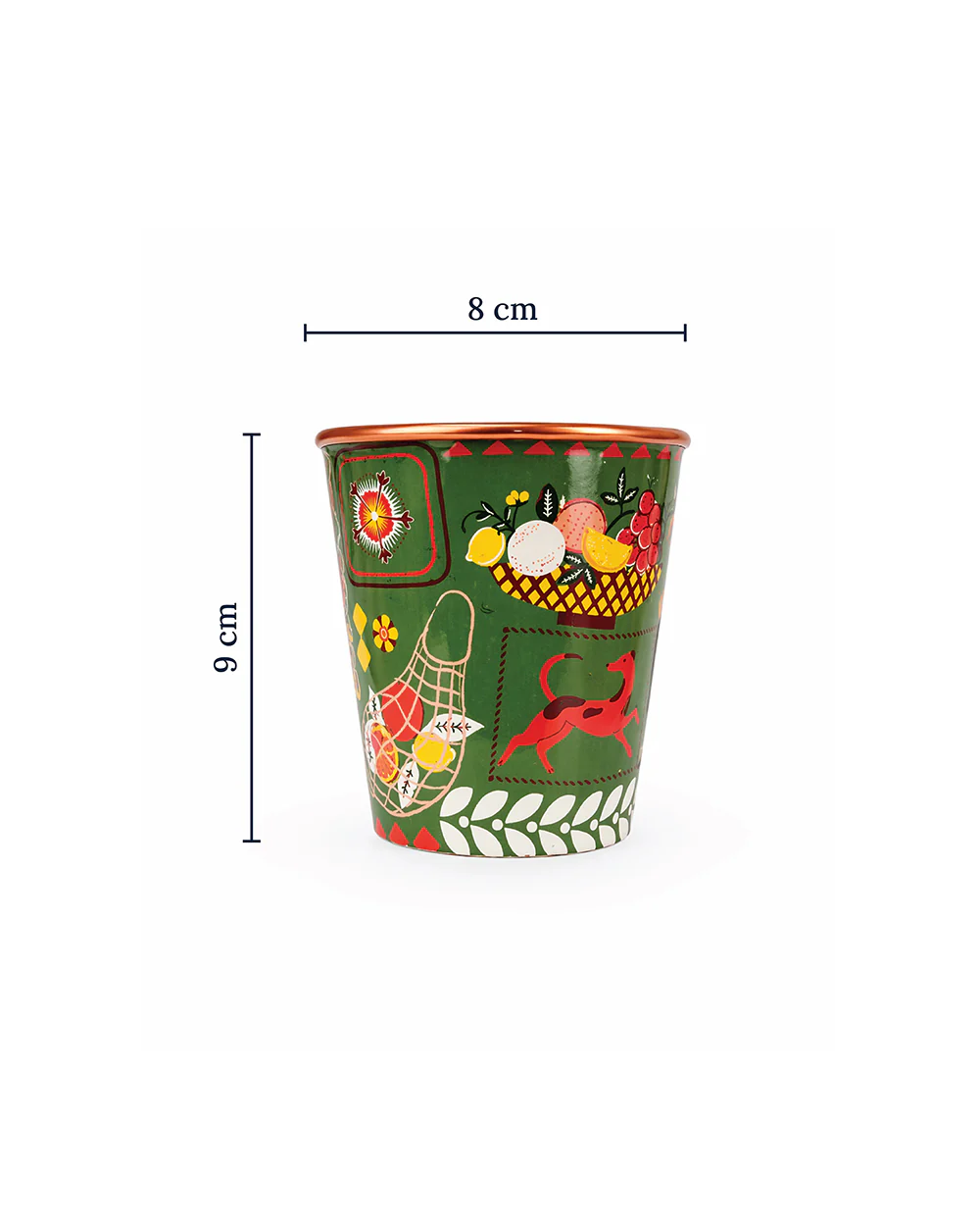 Limonata Copper Tumbler, 250 ml | Citrus Zest - Image 4