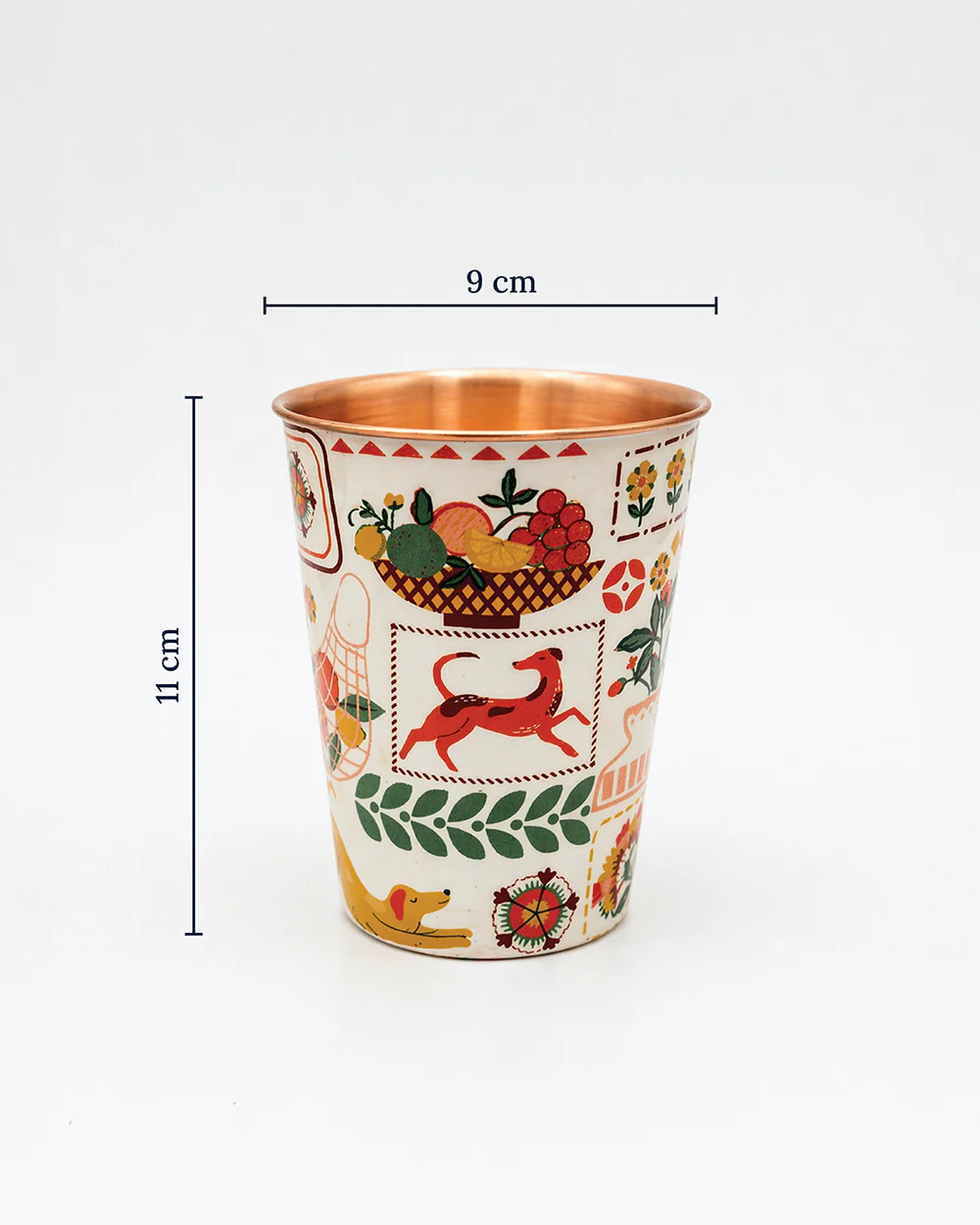 Limonata Copper Tumbler, 350 ml | Citrus Zest - Image 4