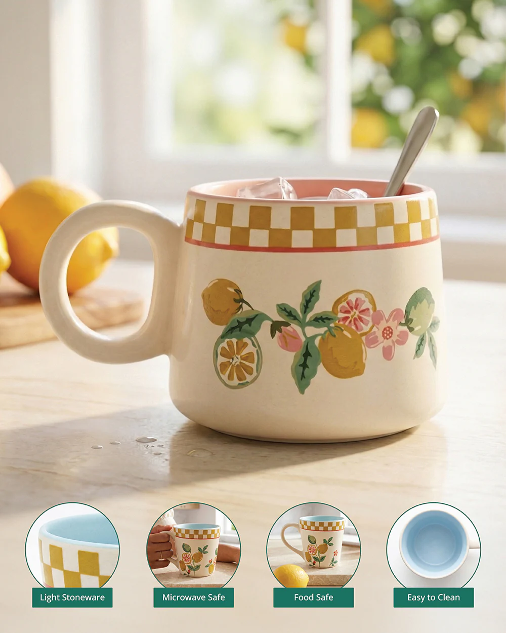 Limonata Curved Mug | Citrus Zest - Image 2