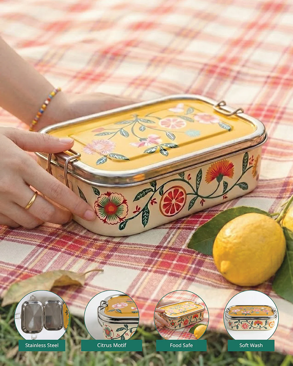 Limonata Lunch Box, 700ml | Citrus Zest - Image 2
