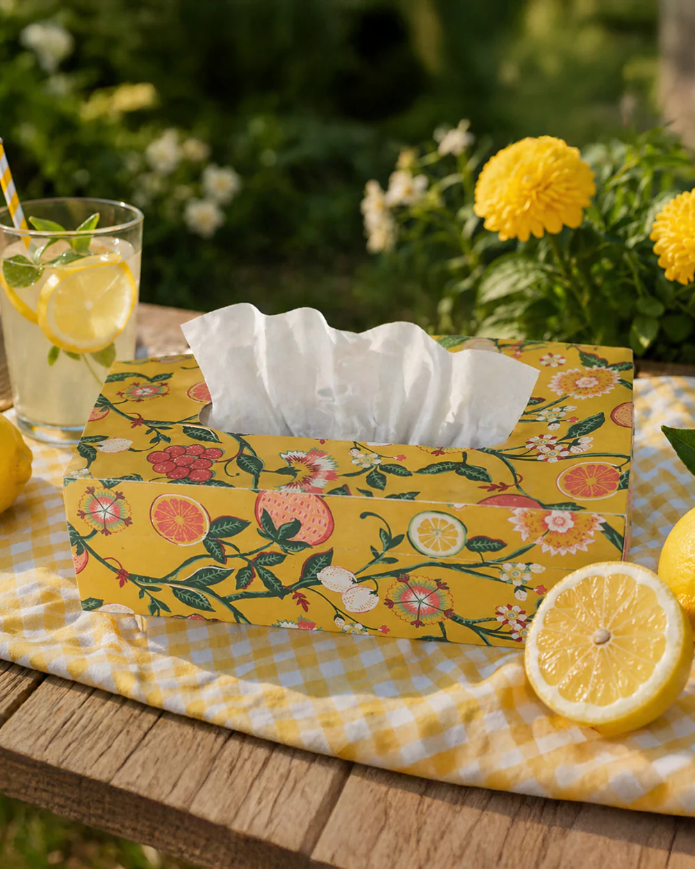 Limonata Tissue Box | Citrus Zest