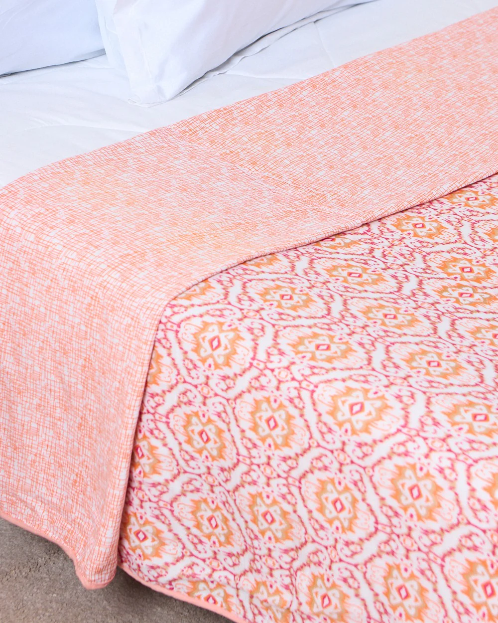 Lost in Pink Illusion Dohar - Double Bed 280TC - Image 2
