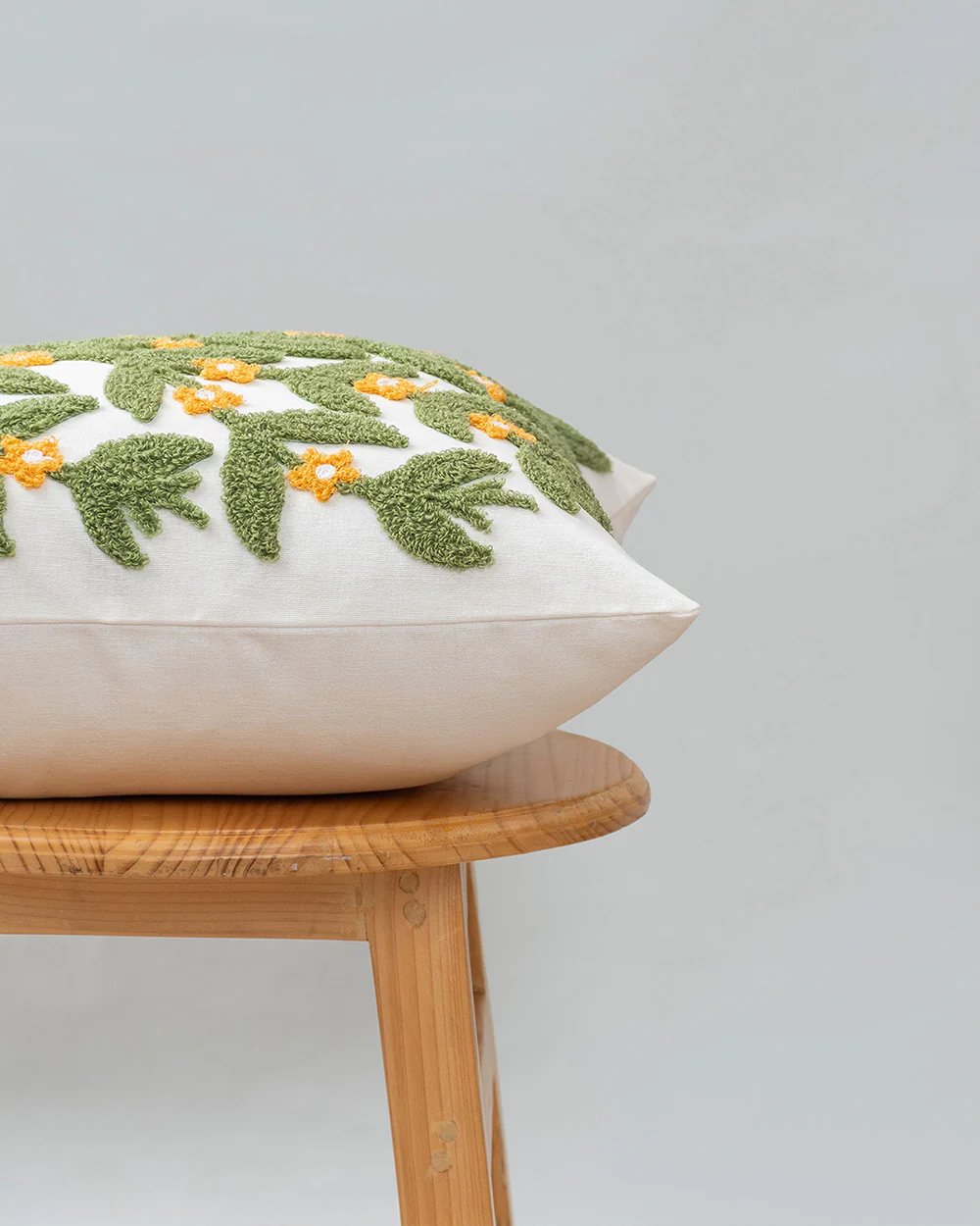 Lush Green Cushion Cover, 16" - Image 3