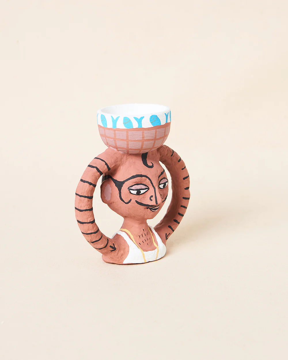 Bala Paper Mache Candle Stand | Lost in Paradise - Image 2