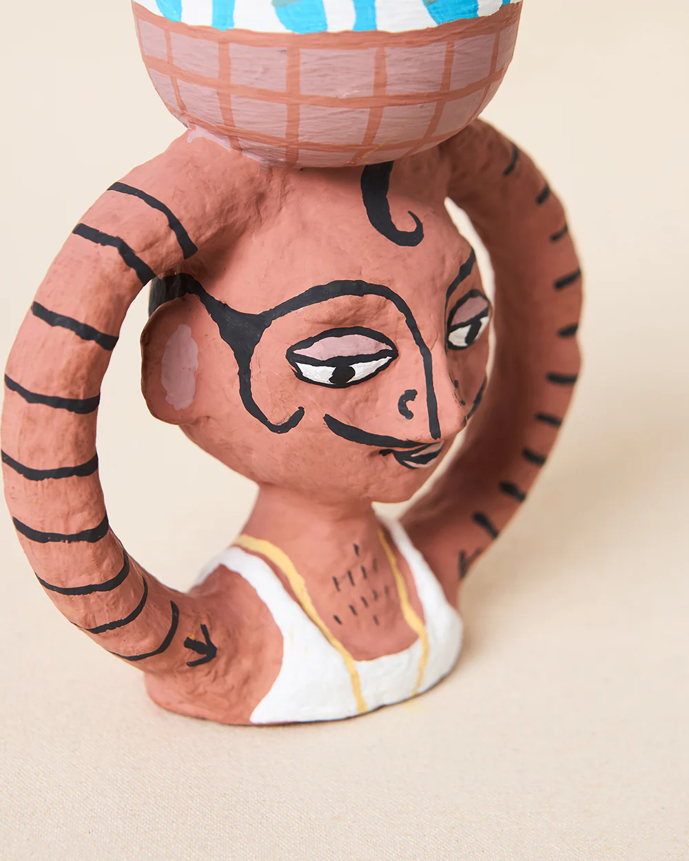 Bala Paper Mache Candle Stand | Lost in Paradise - Image 3