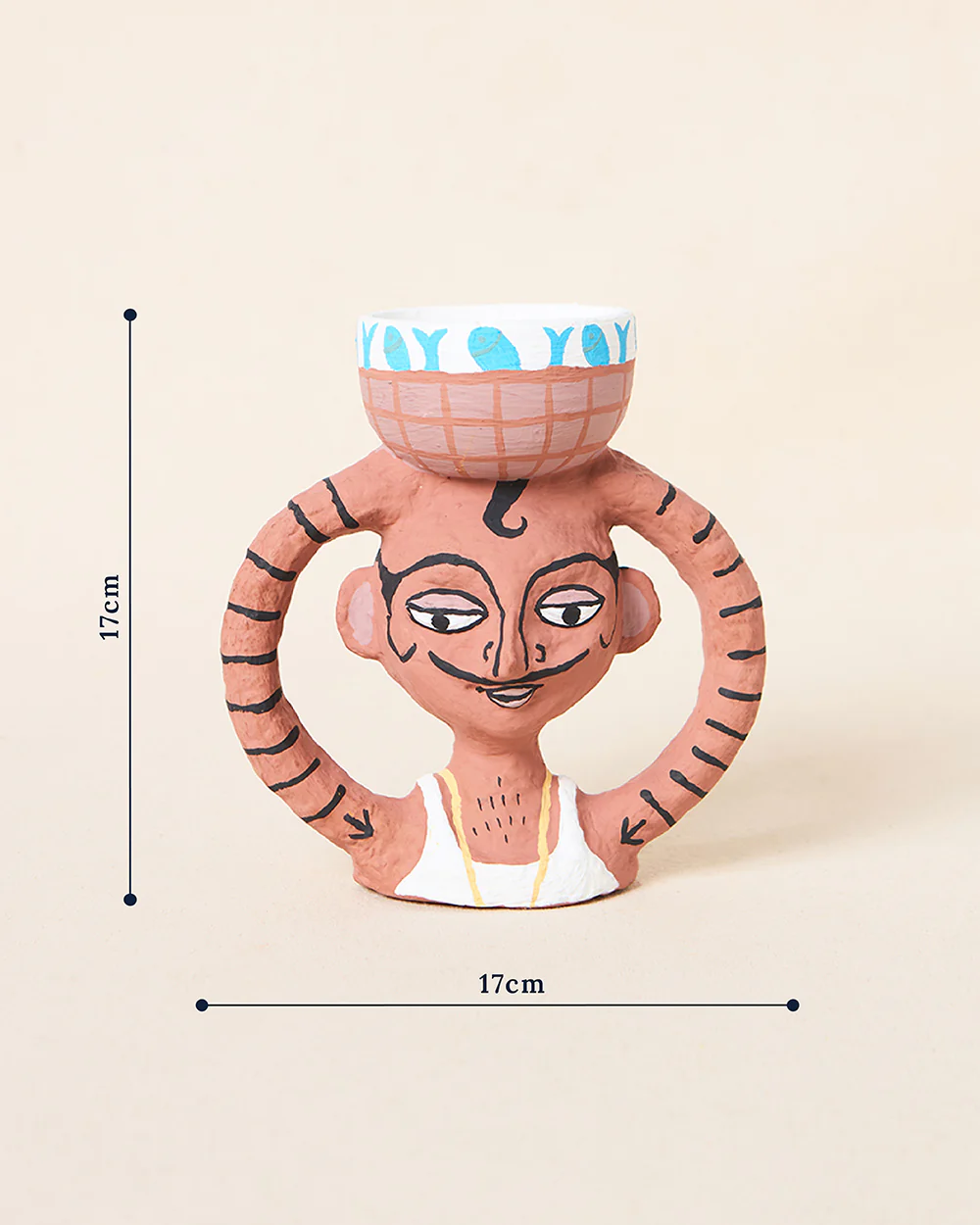 Bala Paper Mache Candle Stand | Lost in Paradise - Image 5