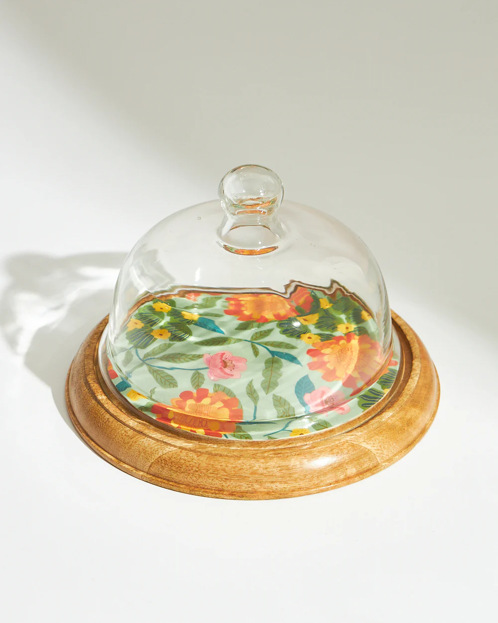 Marigold Cake Cloche | Wood - Image 2