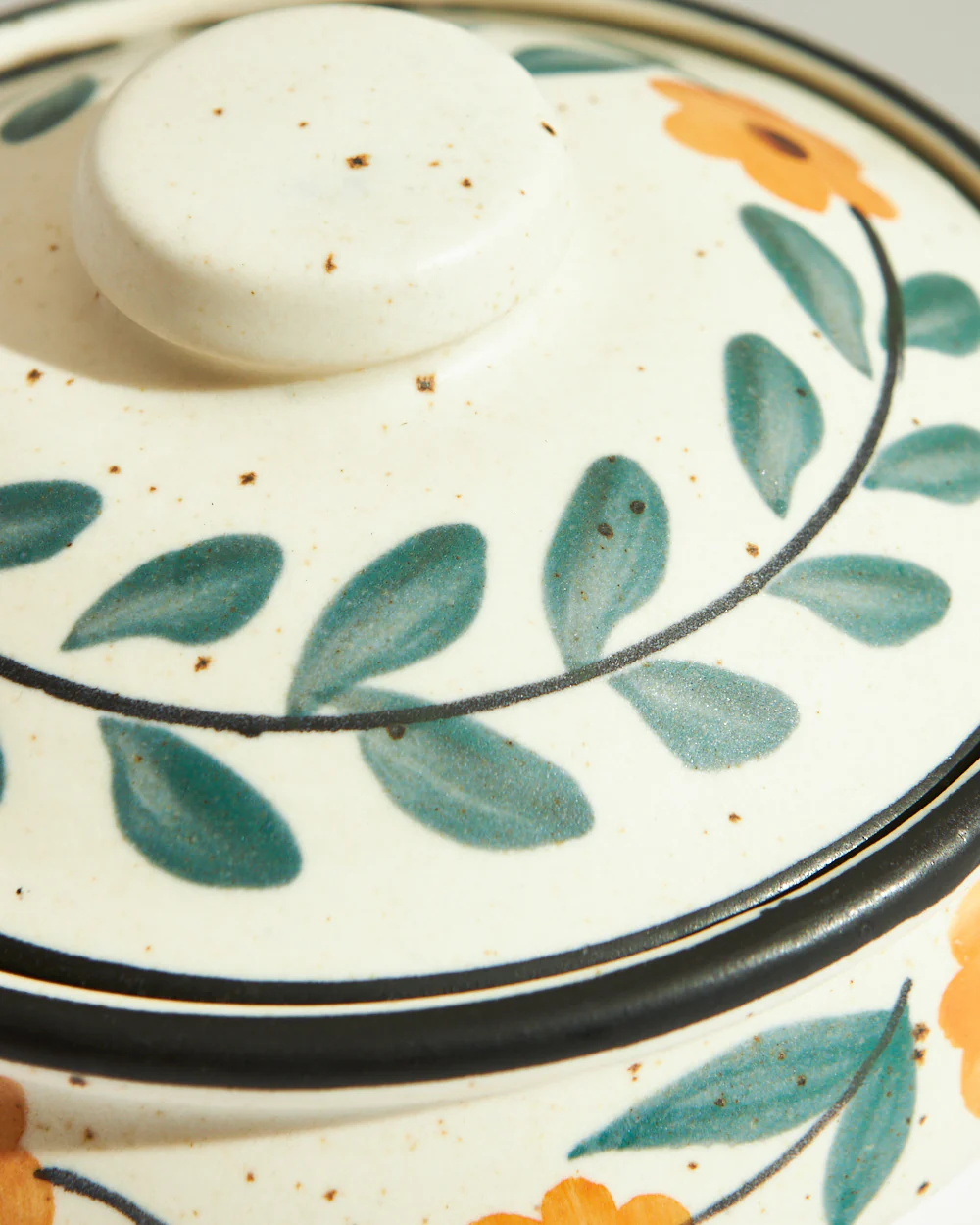 Marigold Casserole | Handpainted Stoneware - Image 6