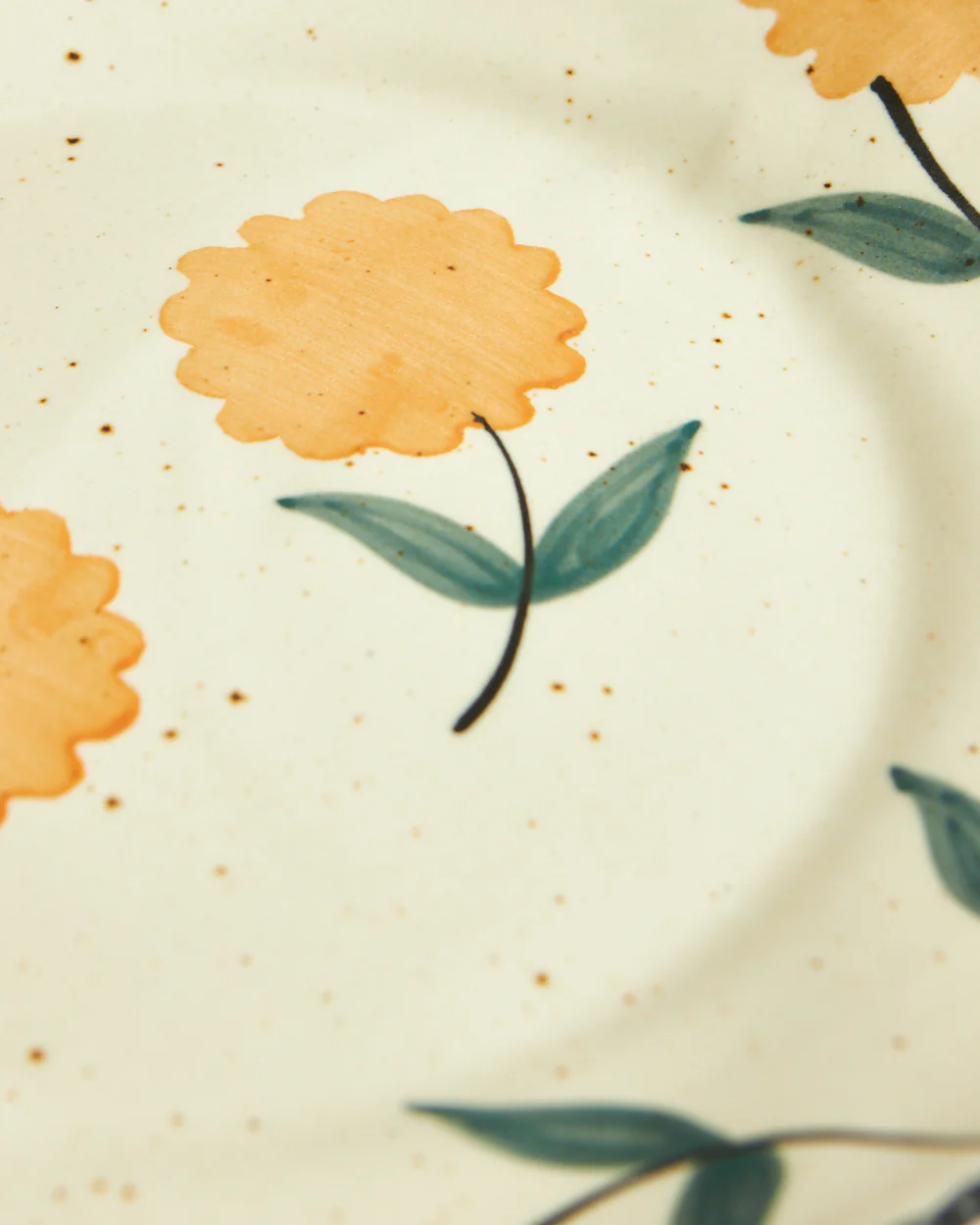 Marigold Dinner Plate | Handpainted Stoneware - Image 7