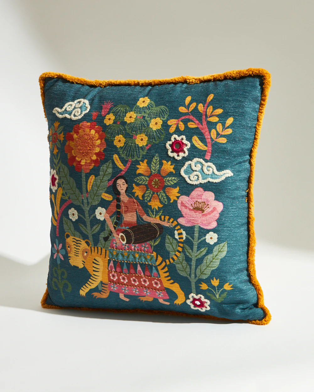 Marigold Gala Cushion Cover 16" - Image 4